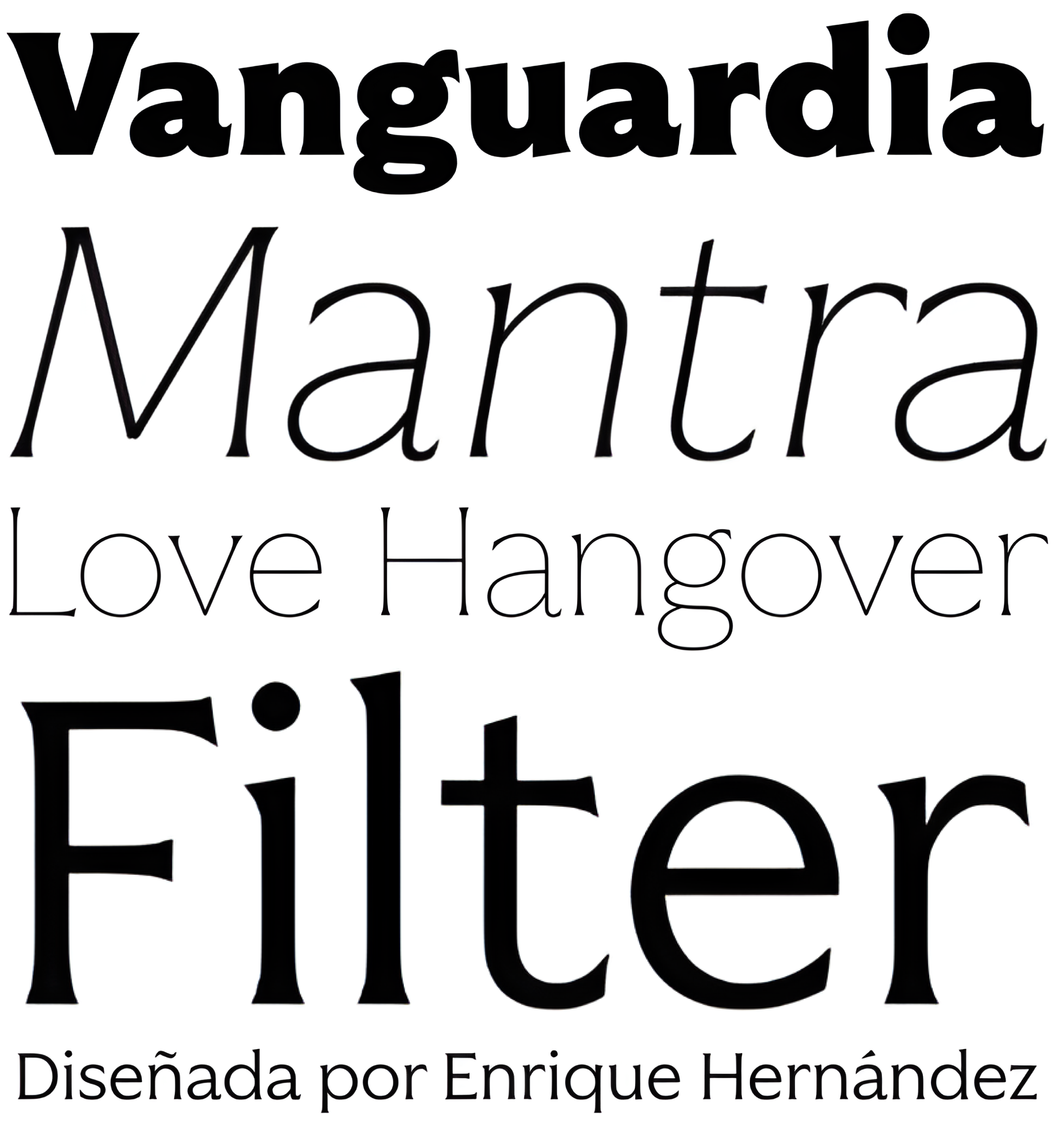 Muestra de la fuente