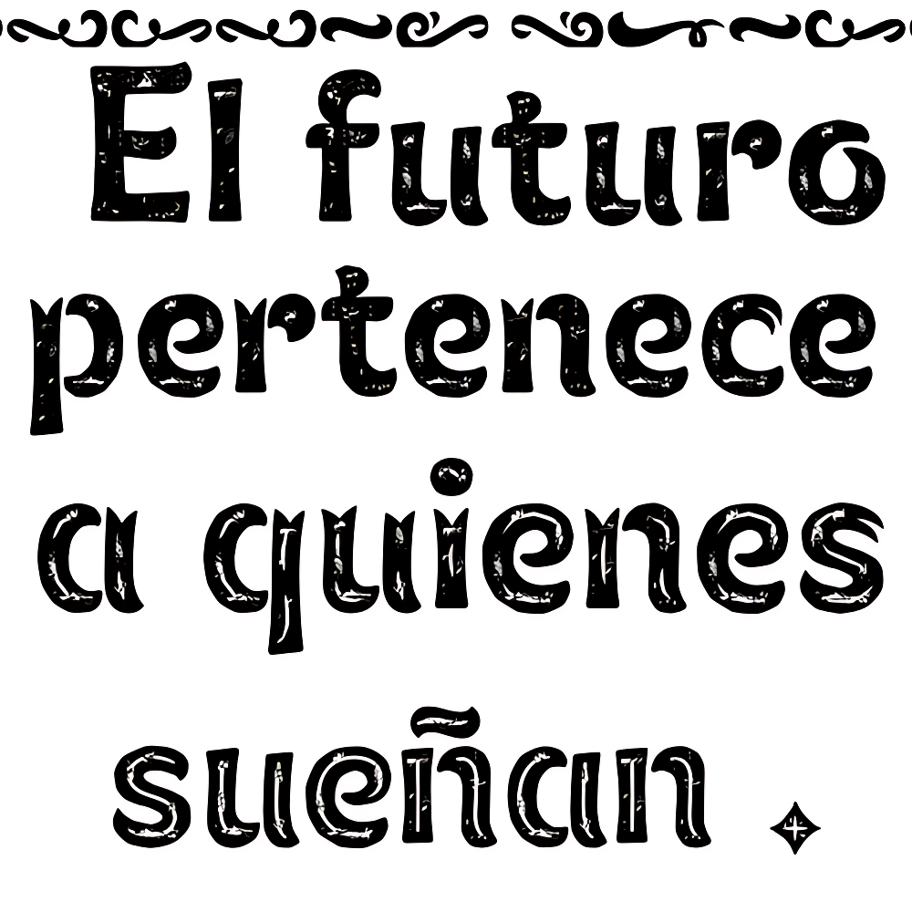 Muestra de la fuente
