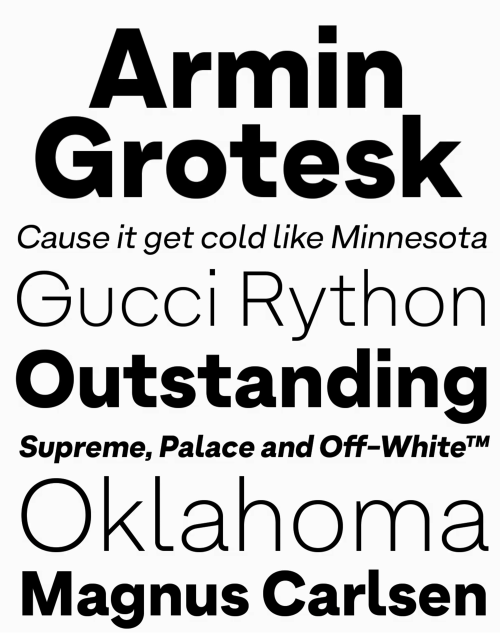 Armin Grotesk