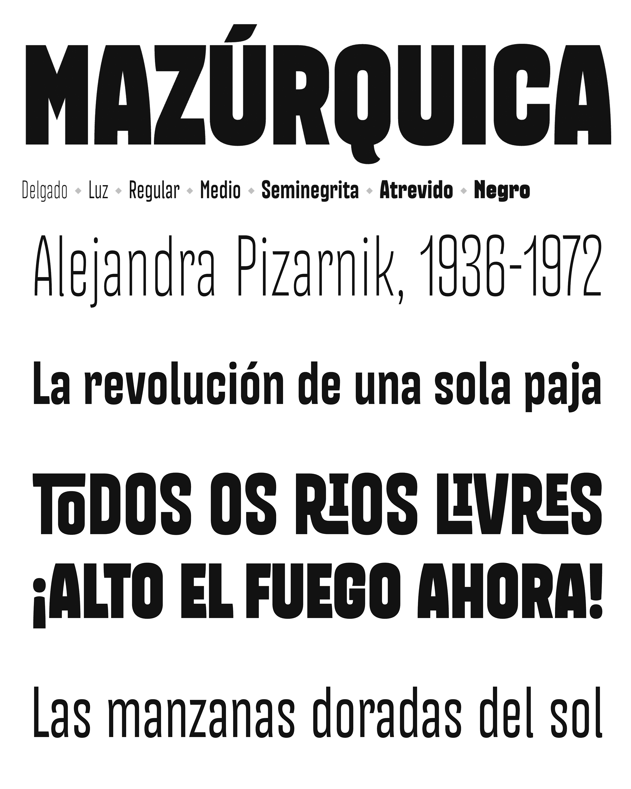 Muestra de la fuente