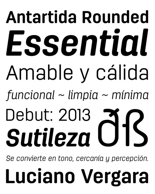 Antartida Rounded Essential