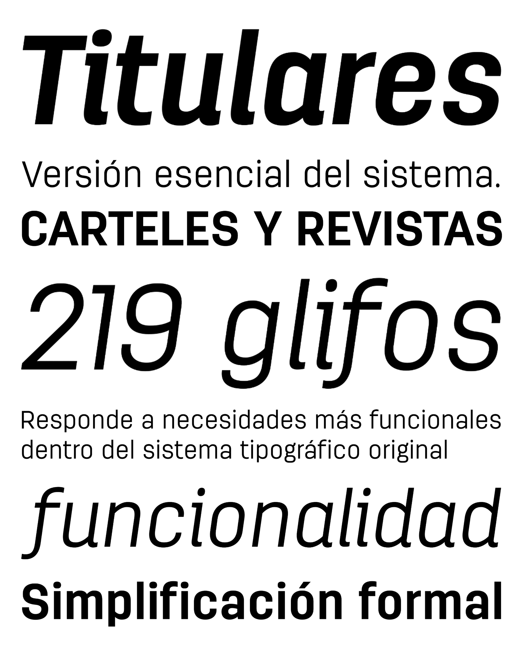 Muestra tipográfica: AntartidaEssential