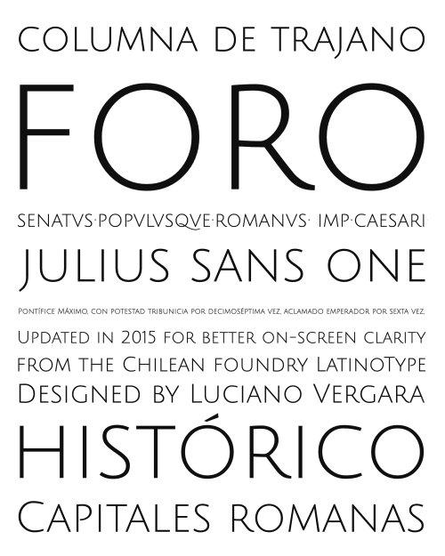 Julius Sans One